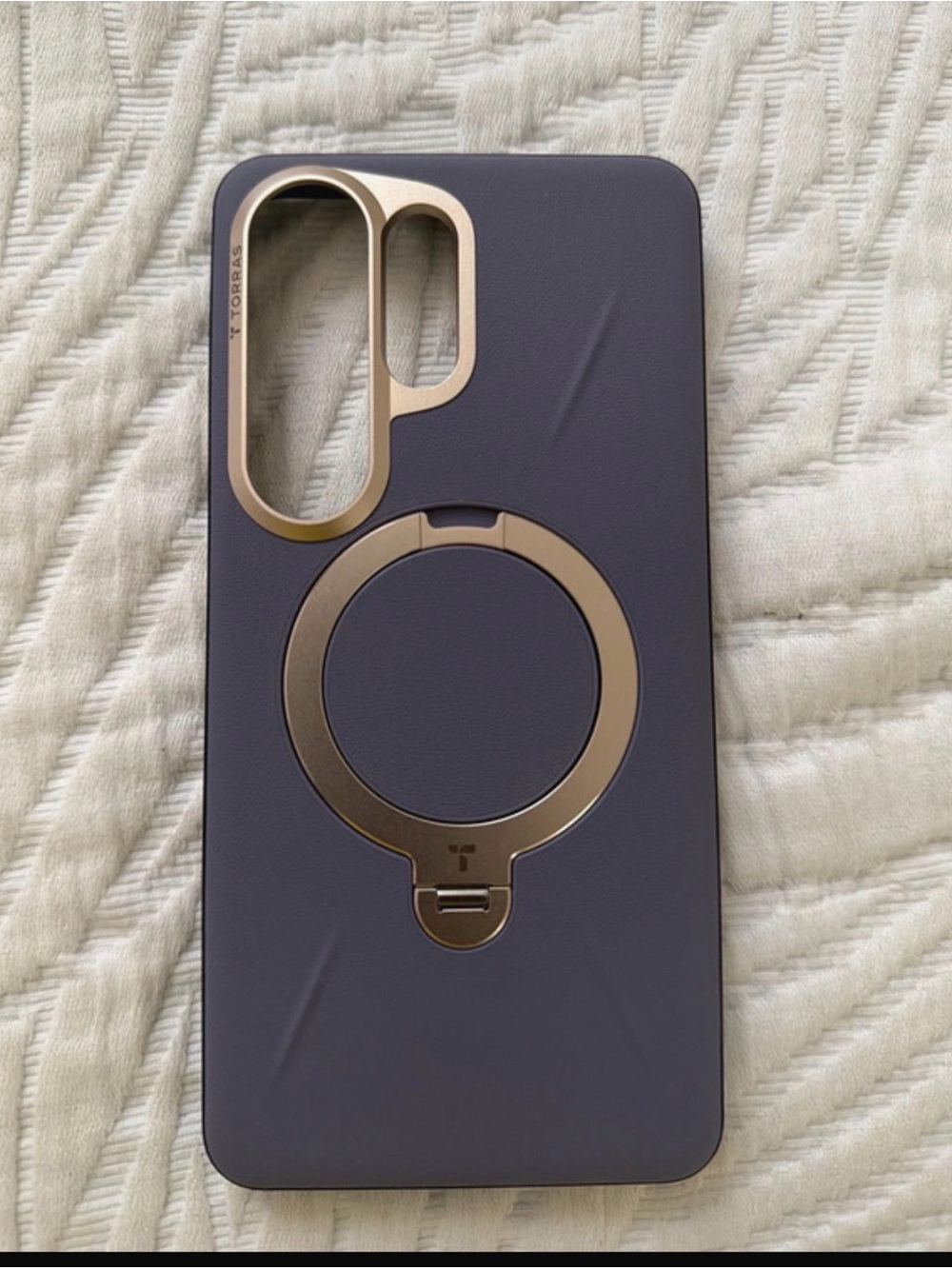 Samsung S26 Torras Phone Case with Gold Ring Stand
